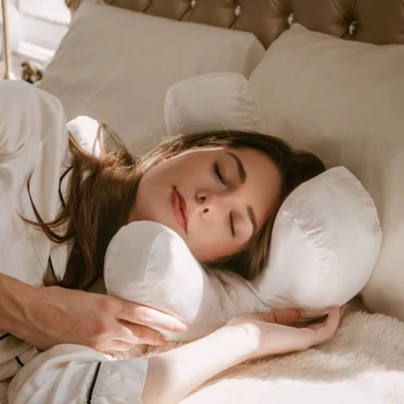 Anti Wrinkles-Aging Pillow Beauty Pillow Face Pillow for Beauty Sleep Back Sleep Pillow with a Free Pillow Case