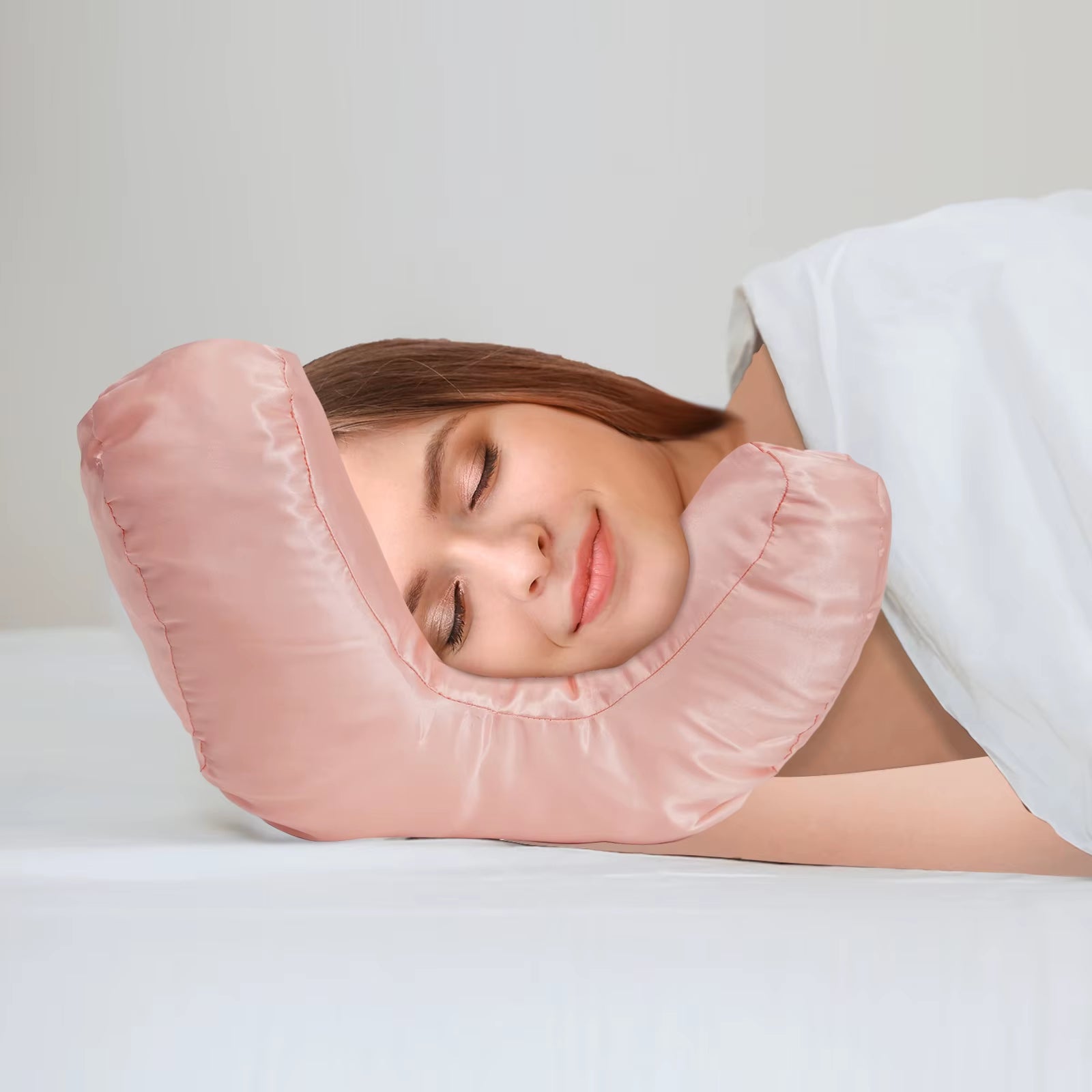 Anti Wrinkles-Aging Pillow Beauty Pillow Face Pillow for Beauty Sleep Back Sleep Pillow with a Free Pillow Case